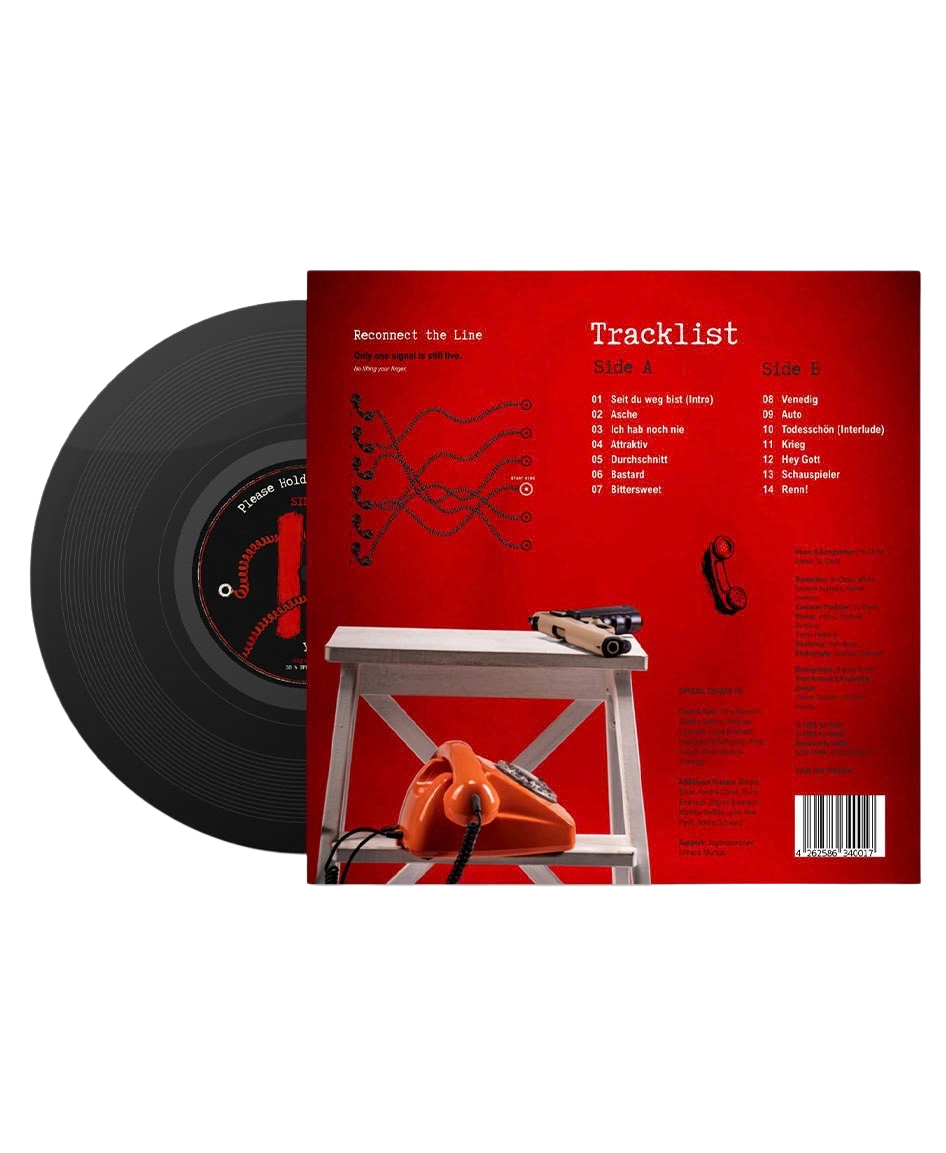 YU "PLEASE HOLD THE LINE II" VINYL - SIGNAL RED