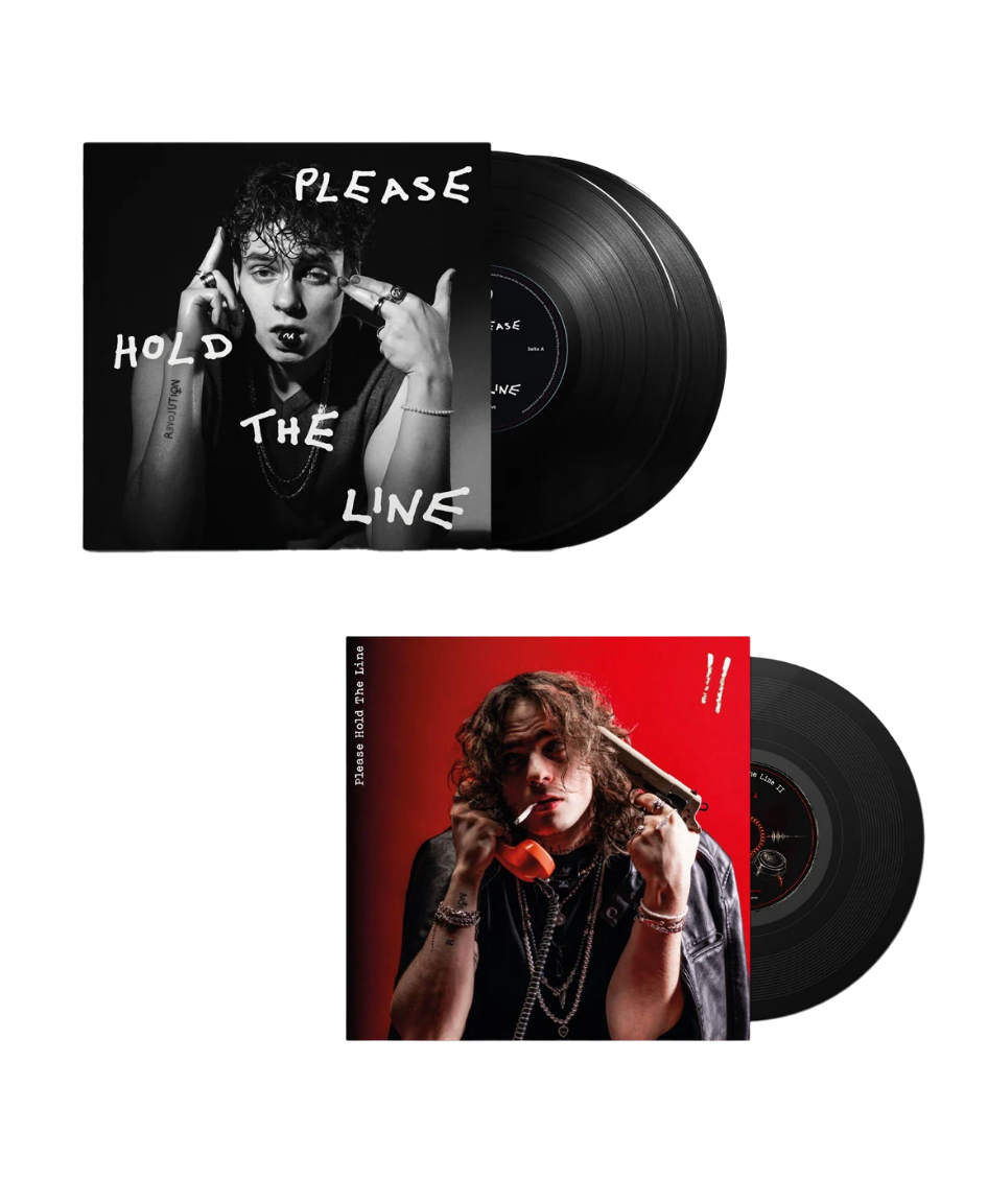 YU "PLEASE HOLD THE LINE" & "PLEASE HOLD THE LINE II" - VINYL BUNDLE