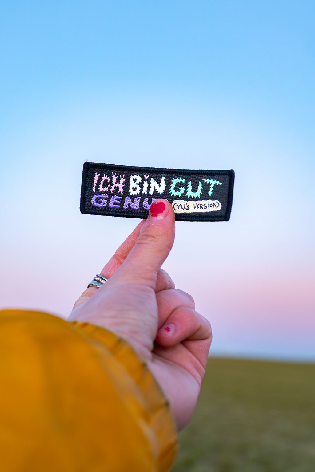 YU "ICH BIN GENUG" PATCH