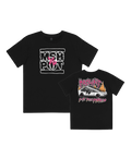 YU "MOSHPIT" UNISEX T-SHIRT - SCHWARZ