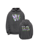 YU "ANGST" UNISEX HOODIE - GRAU