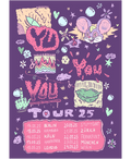 YU "TOUR 25" POSTER